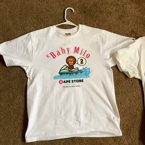 New “Baby Milo” Bape shirt Never Worn